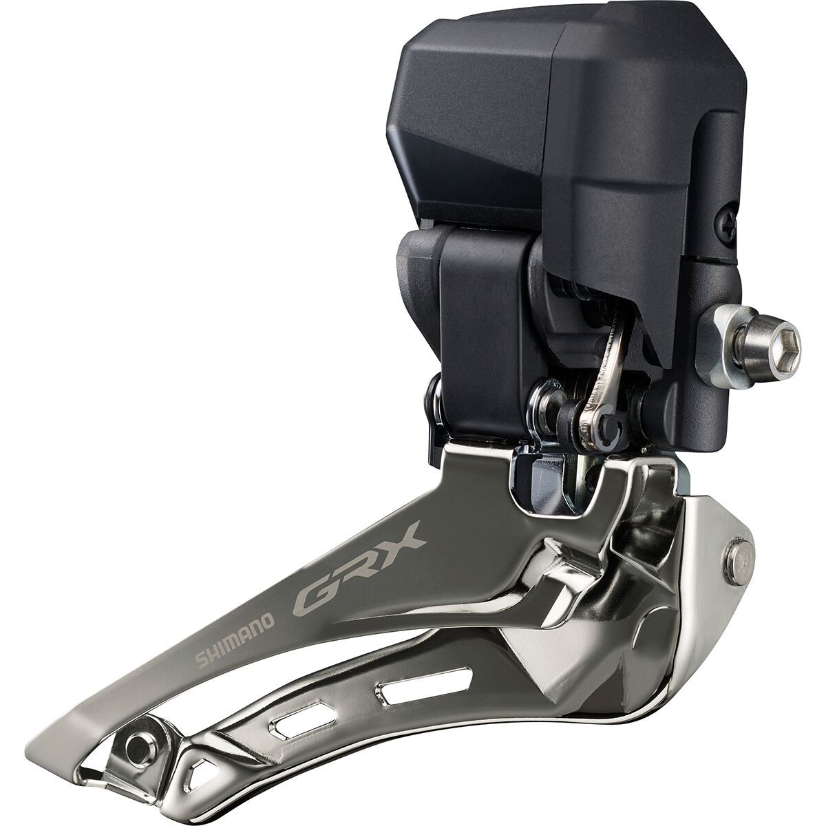 Image of Shimano GRX FD-RX825 Di2 Front Derailleur Black, Braze-On