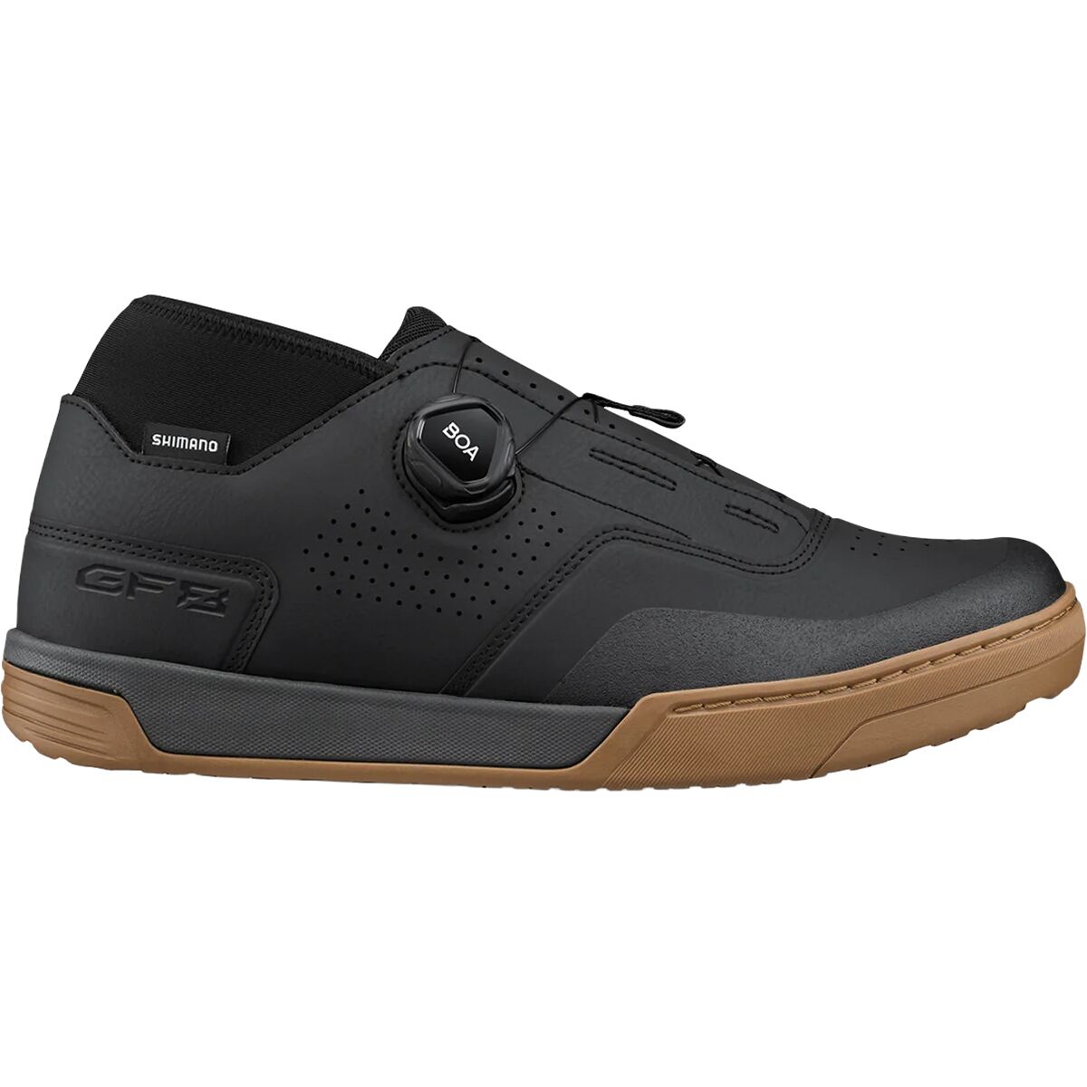 Image of Shimano GF800 Mountain Bike Shoe - Men's Black/Amber, 41.0