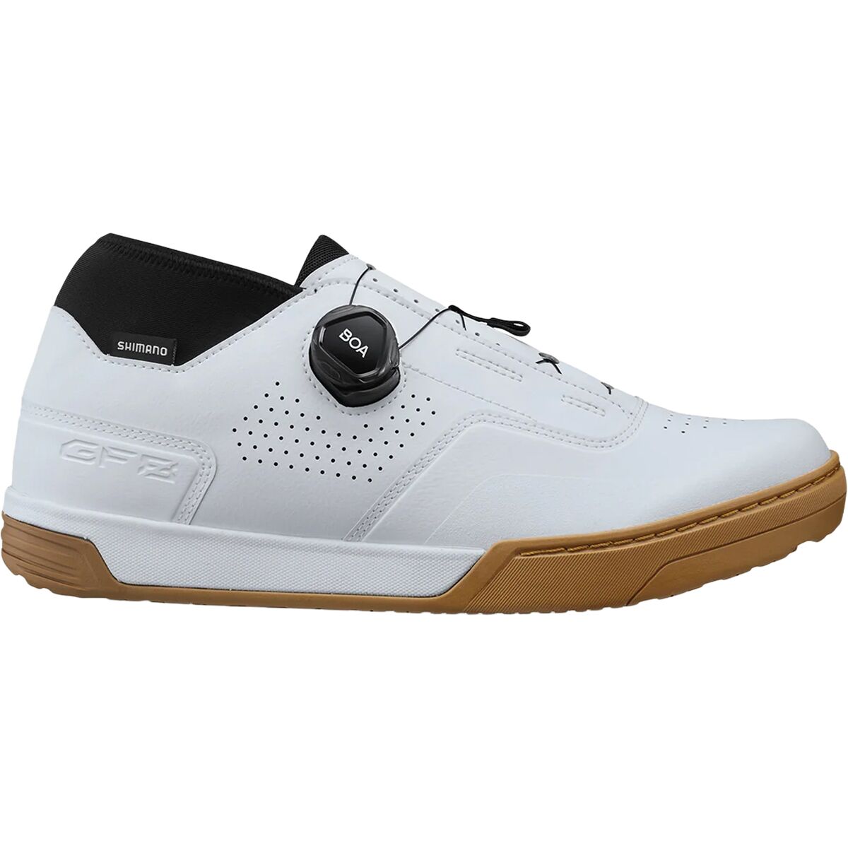 Image of Shimano GF800 Mountain Bike Shoe - Men's White, 45.0
