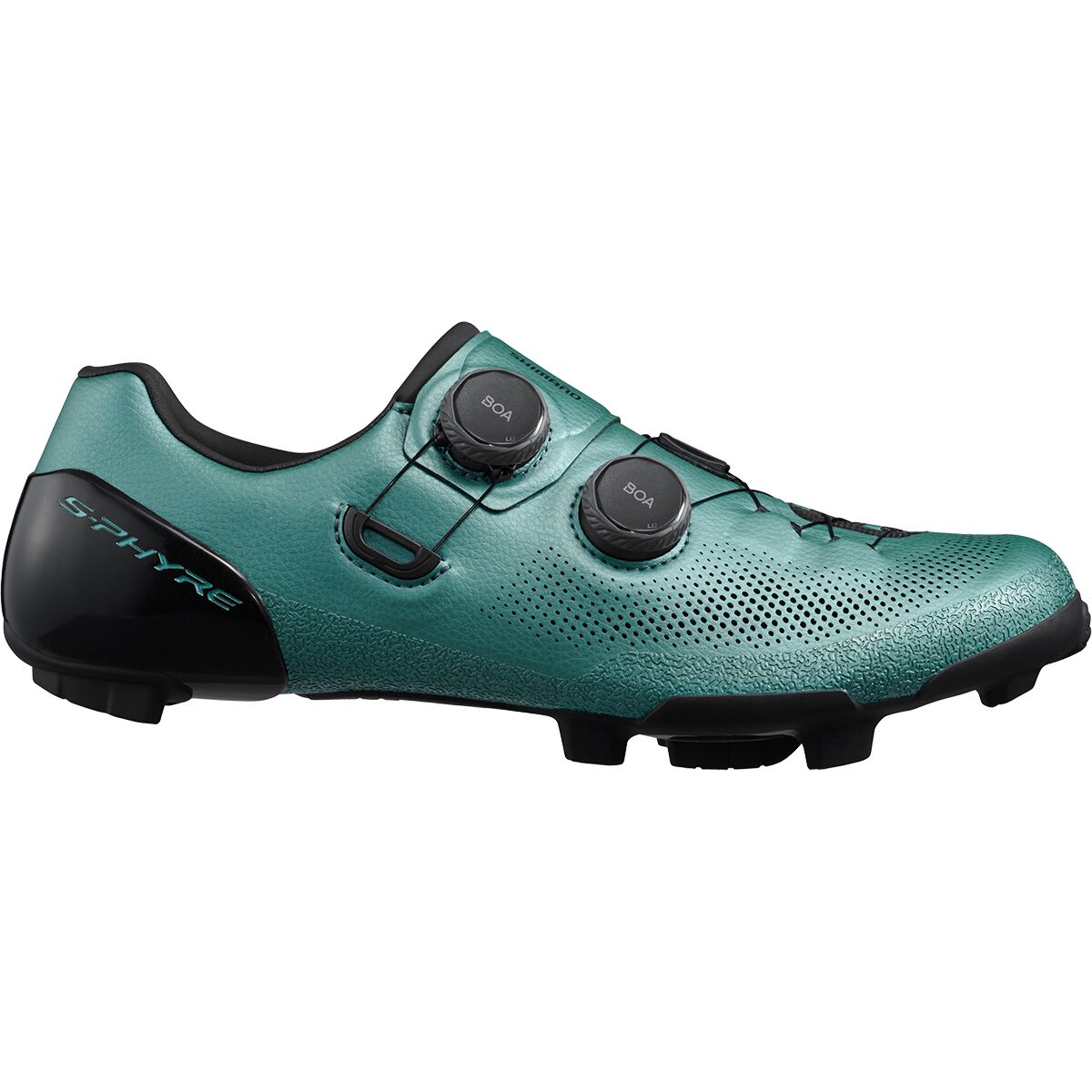Image of Shimano RX910 S-PHYRE Gravel Bike Shoe - Men's Deep Sea, 41.0