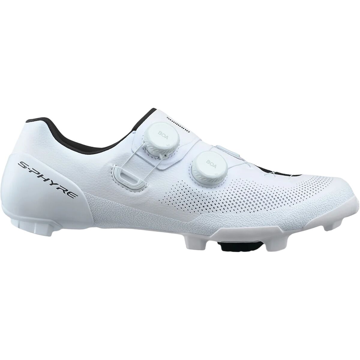 Image of Shimano RX910 Wide S-PHYRE Gravel Bike Shoe - Men's White, 44.0