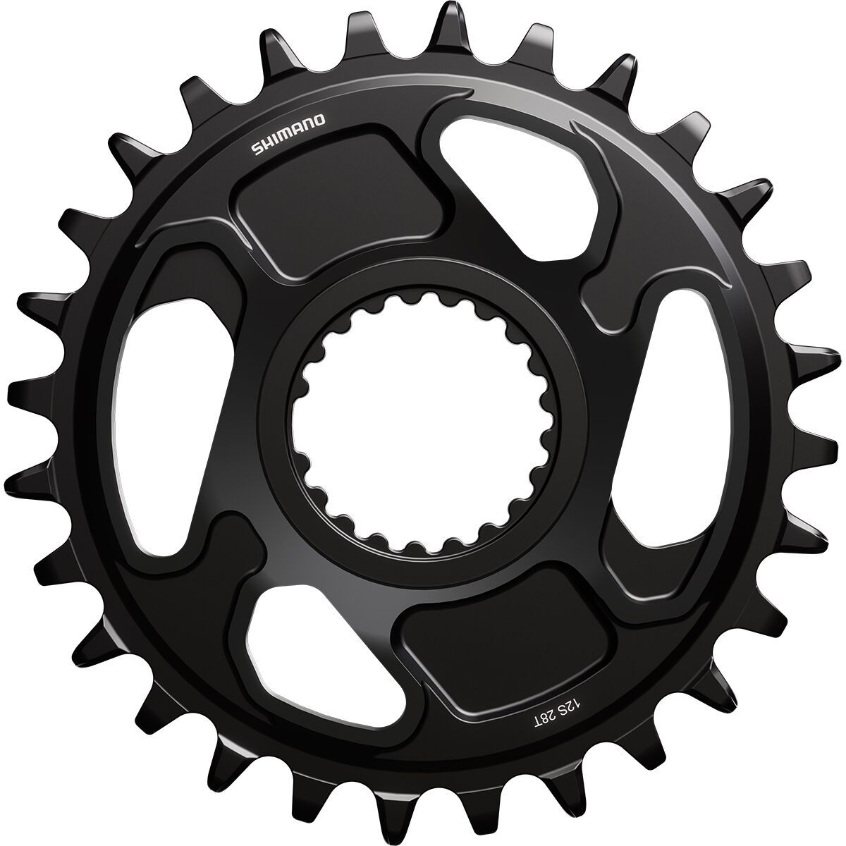 Image of Shimano SM-CRM86 1x Chainring Black, 28t