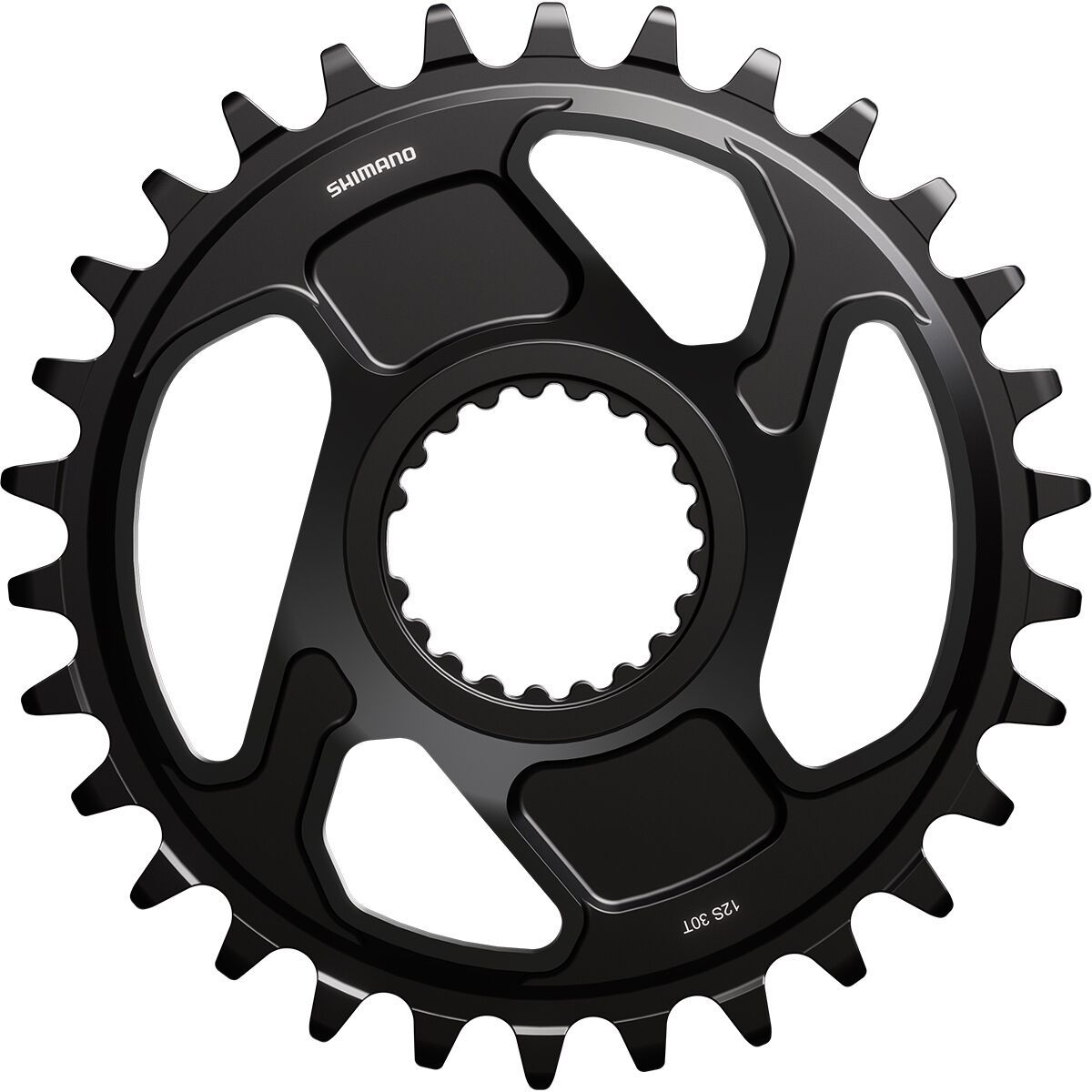 Image of Shimano SM-CRM86 1x Chainring Black, 30t