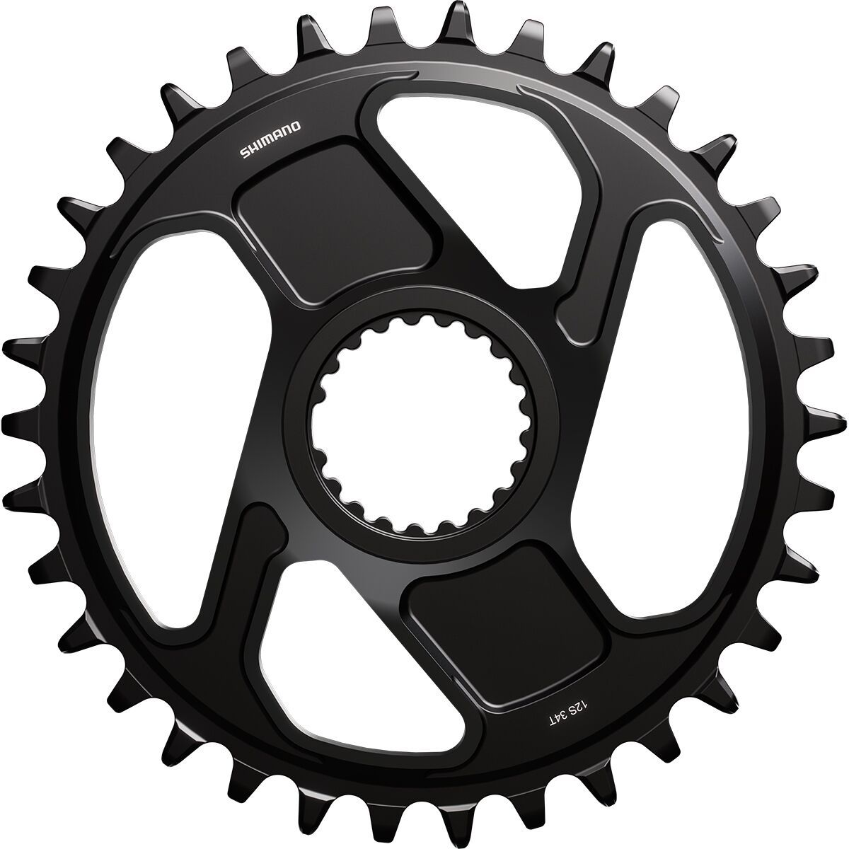 Image of Shimano SM-CRM86 1x Chainring Black, 34t
