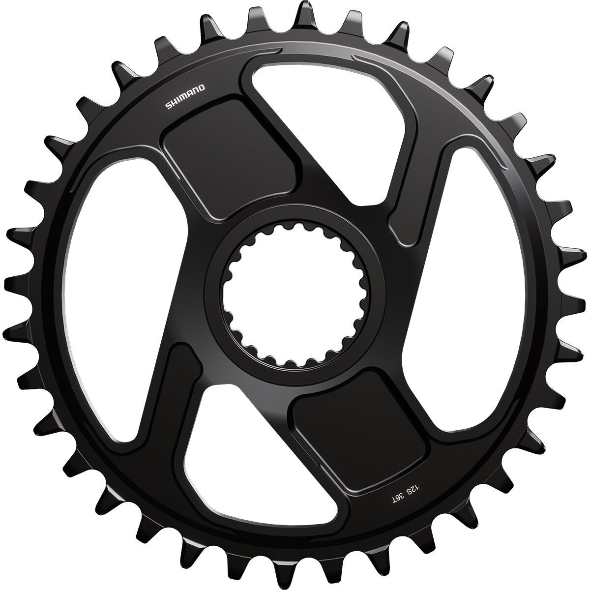 Image of Shimano SM-CRM86 1x Chainring Black, 36t
