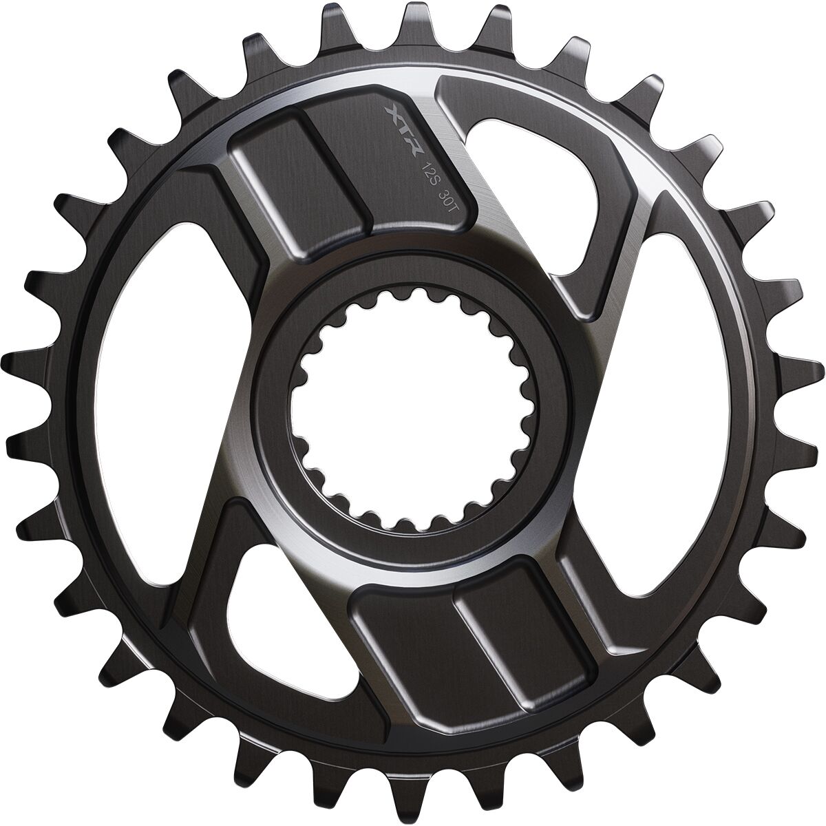 Image of Shimano SM-CRM96 1x Chainring Black, 30t