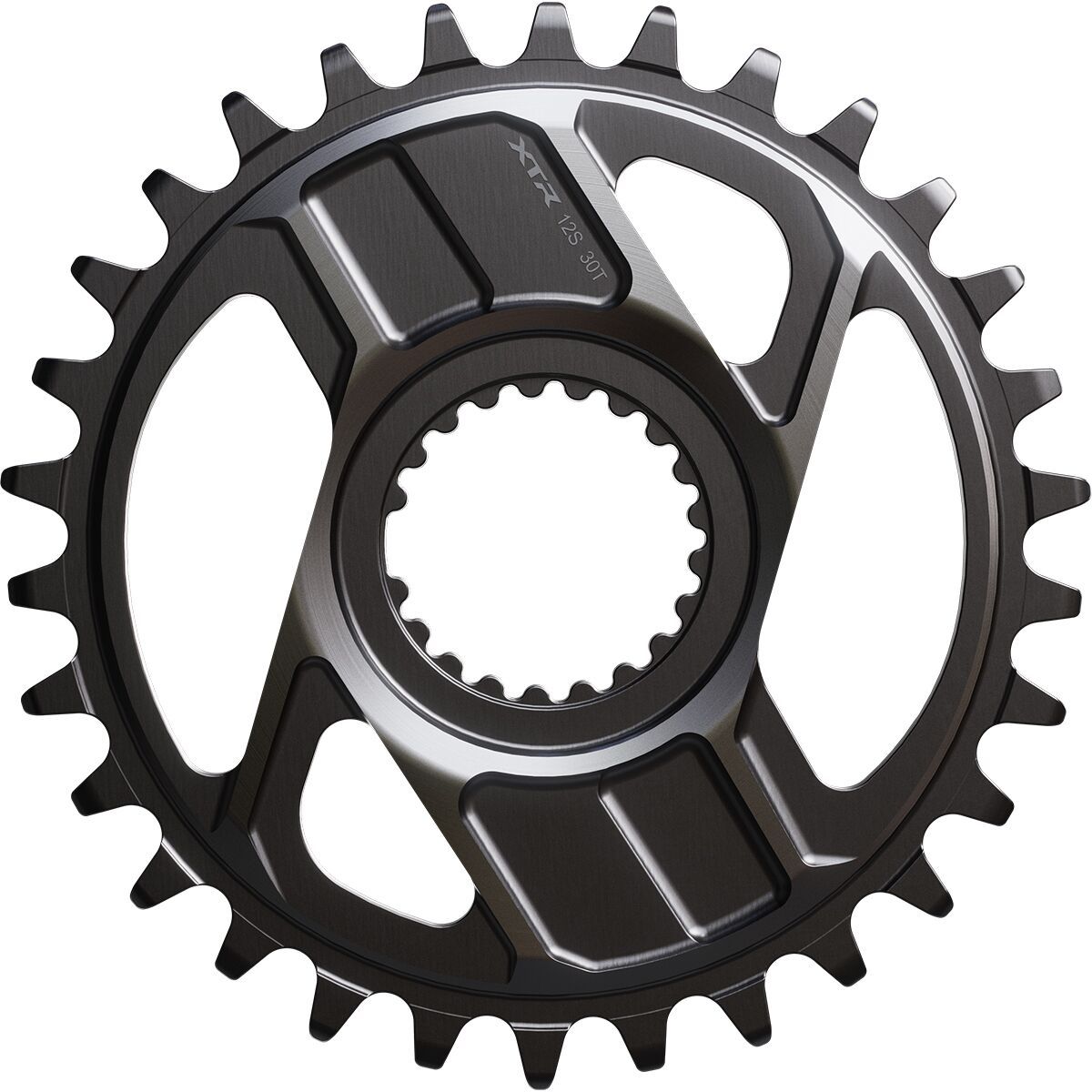 Image of Shimano SM-CRM96 1x Chainring Black, 30t