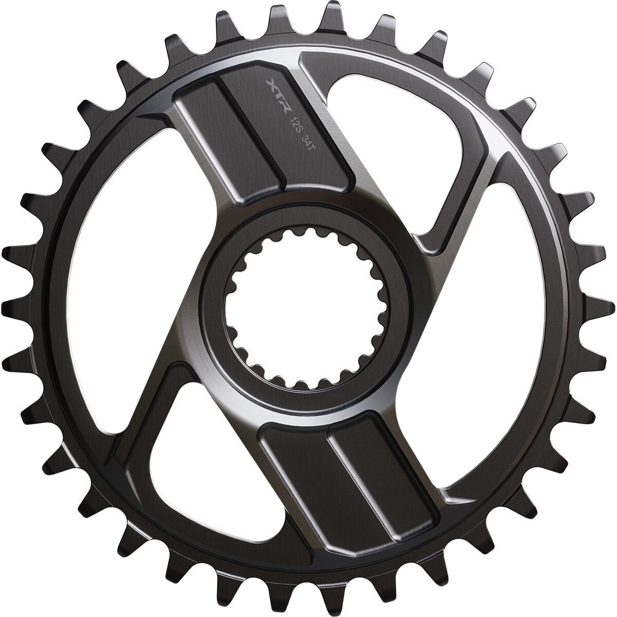 Image of Shimano SM-CRM96 1x Chainring Black, 34t