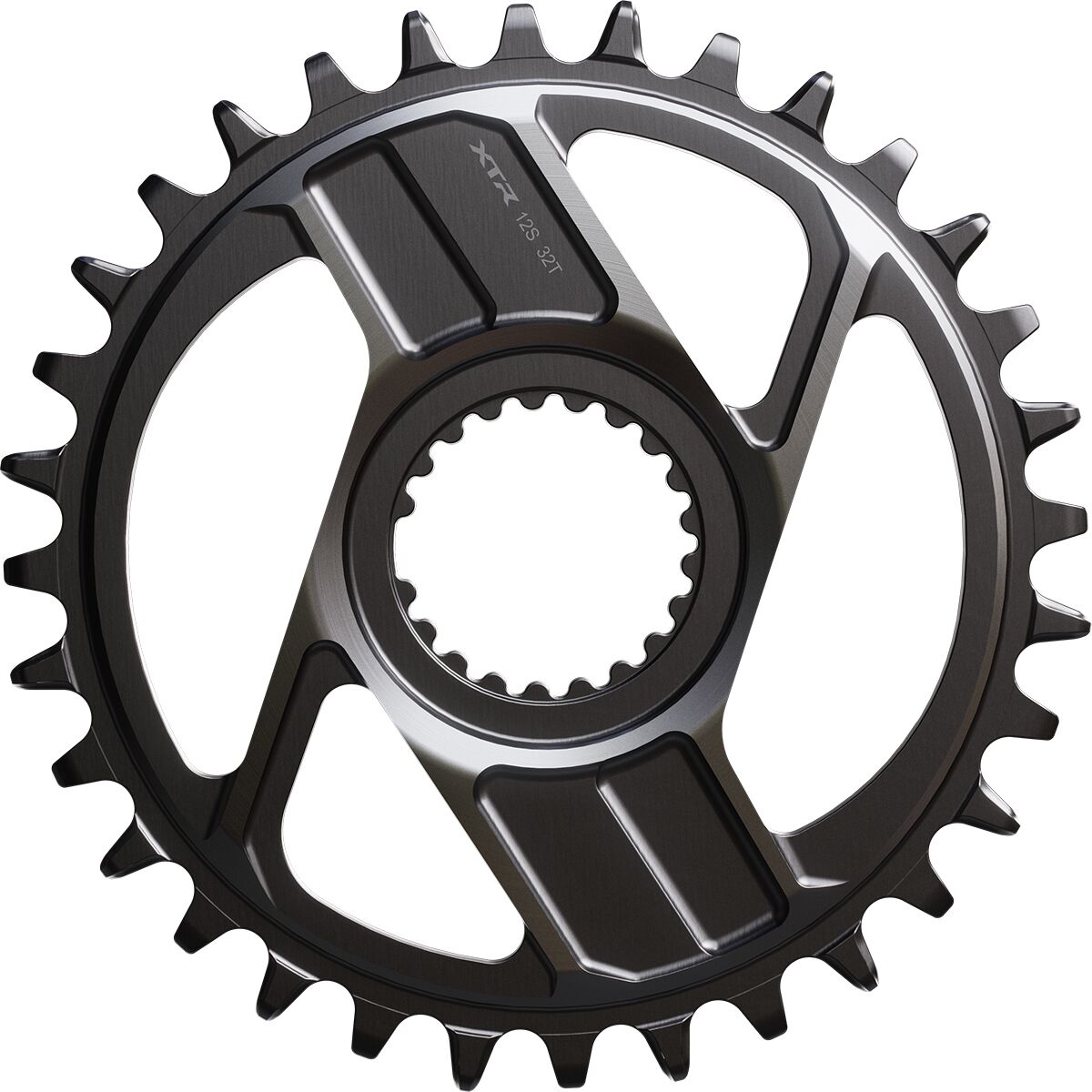 Image of Shimano SM-CRM96 1x Chainring Black, 38t