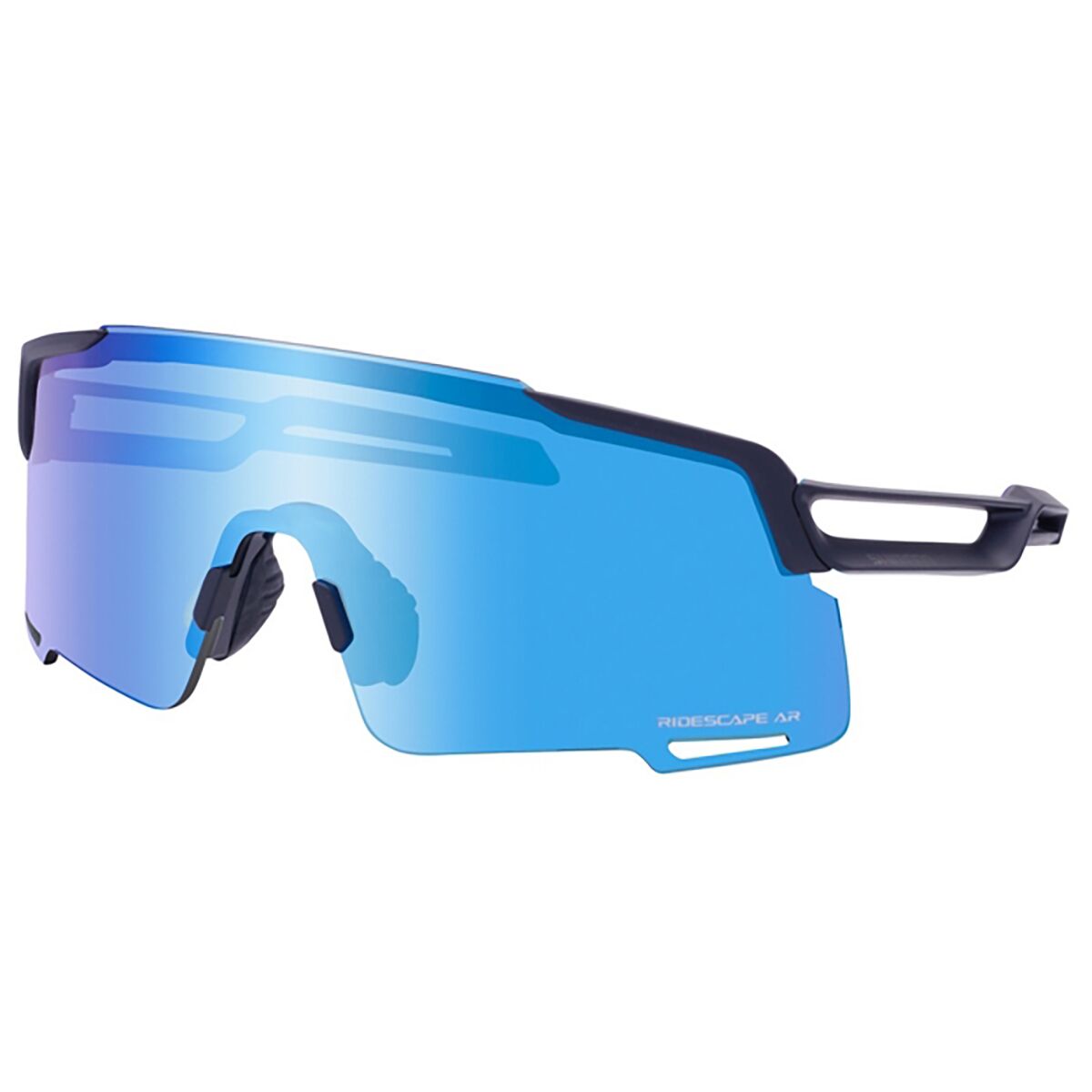Image of Shimano Equinox RS Sunglasses Matte Black/Ridescape All Road, One Size