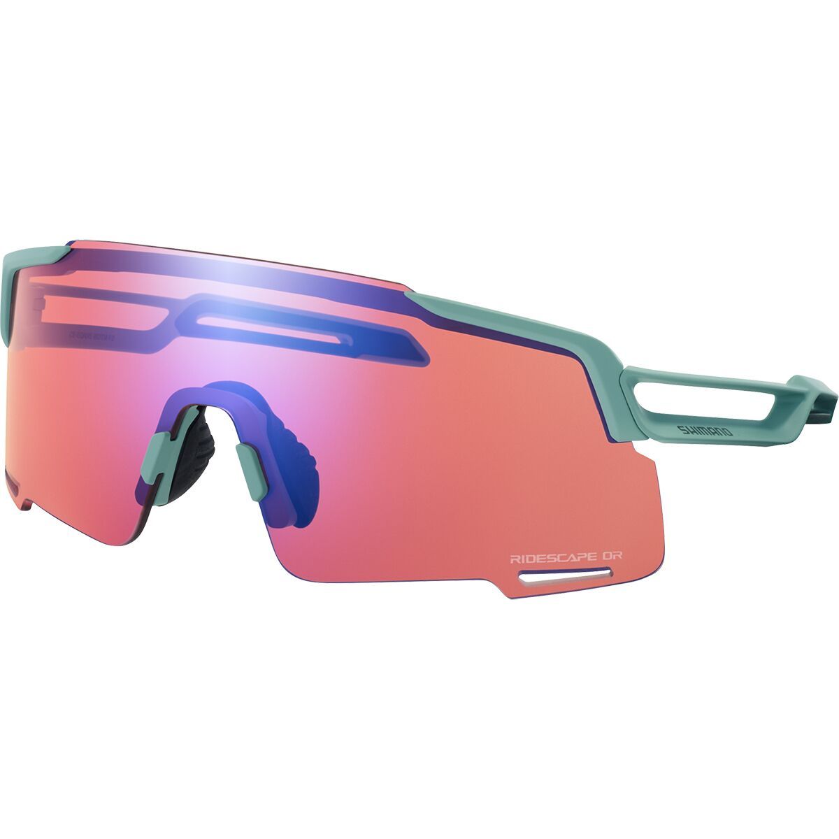 Image of Shimano Equinox RS Sunglasses Off-Road Teal, One Size