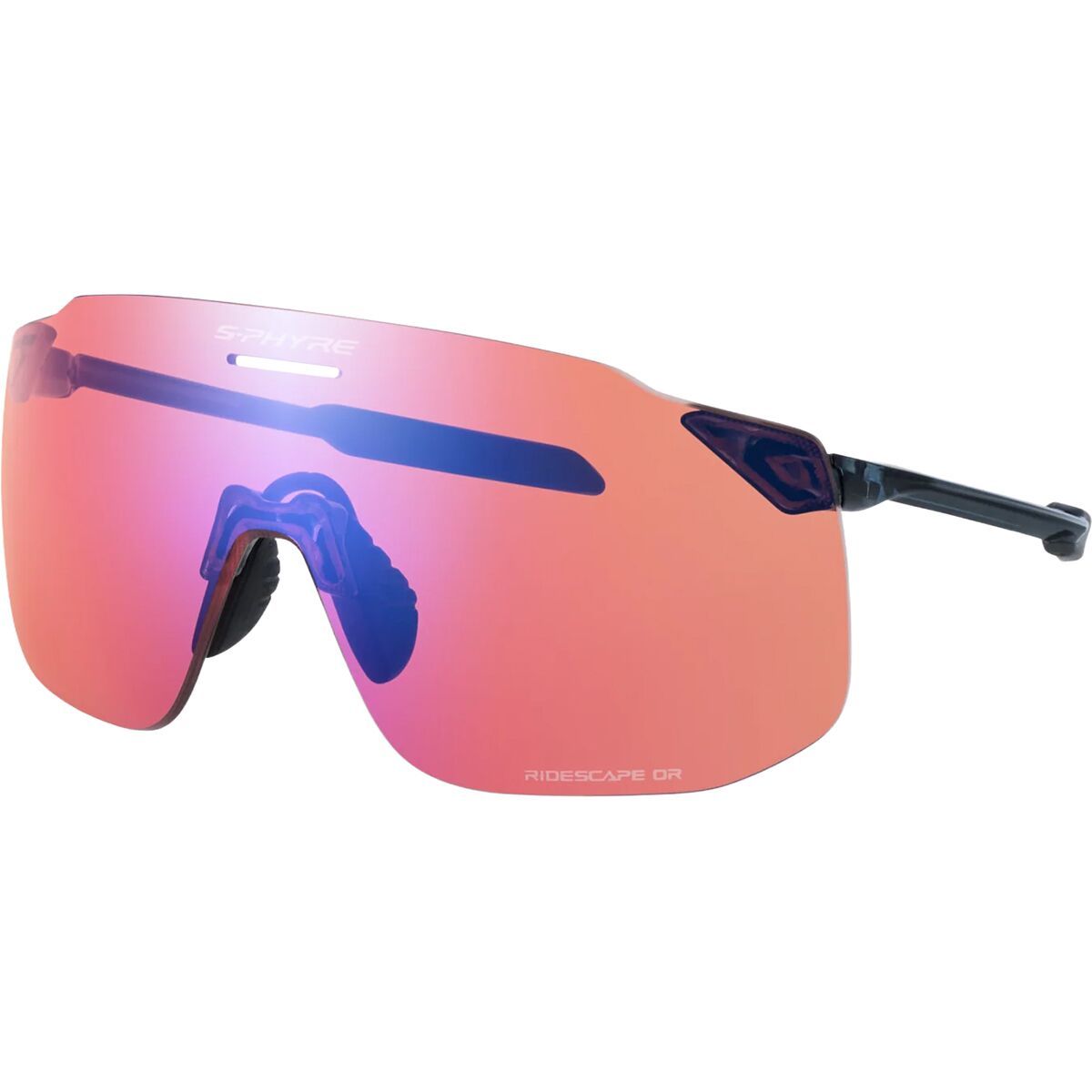 Image of Shimano S-Phyre SL RS Sunglasses Off-Road Black Sapphire, One Size