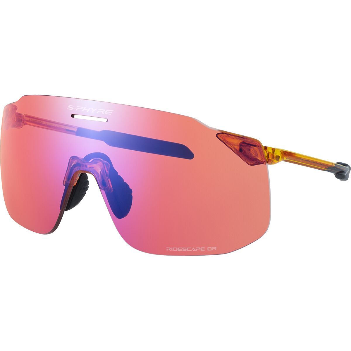 Image of Shimano S-Phyre SL RS Sunglasses Off-Road Yellow Sapphire, One Size