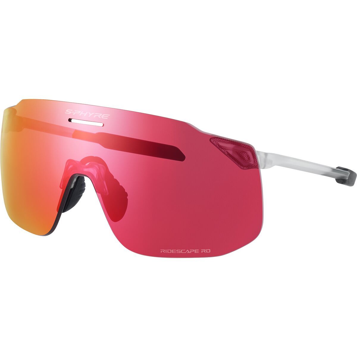 Image of Shimano S-Phyre SL RS Sunglasses Road Matte Crystal, One Size