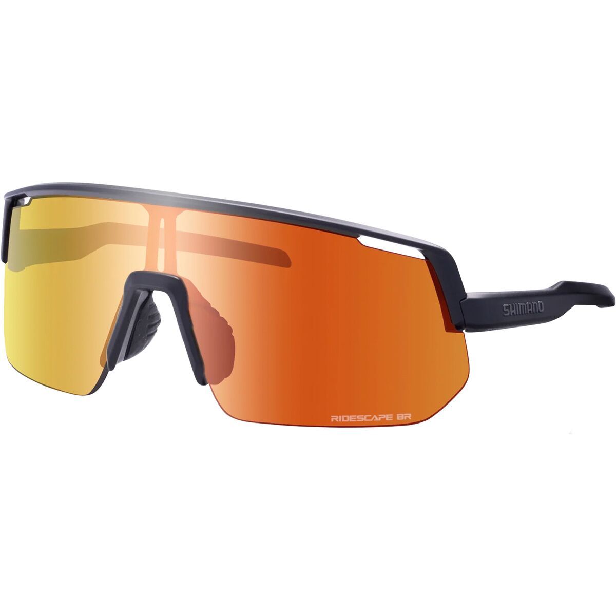 Image of Shimano Technium L RS Sunglasses Matte Black/Ridescape Bright, One Size