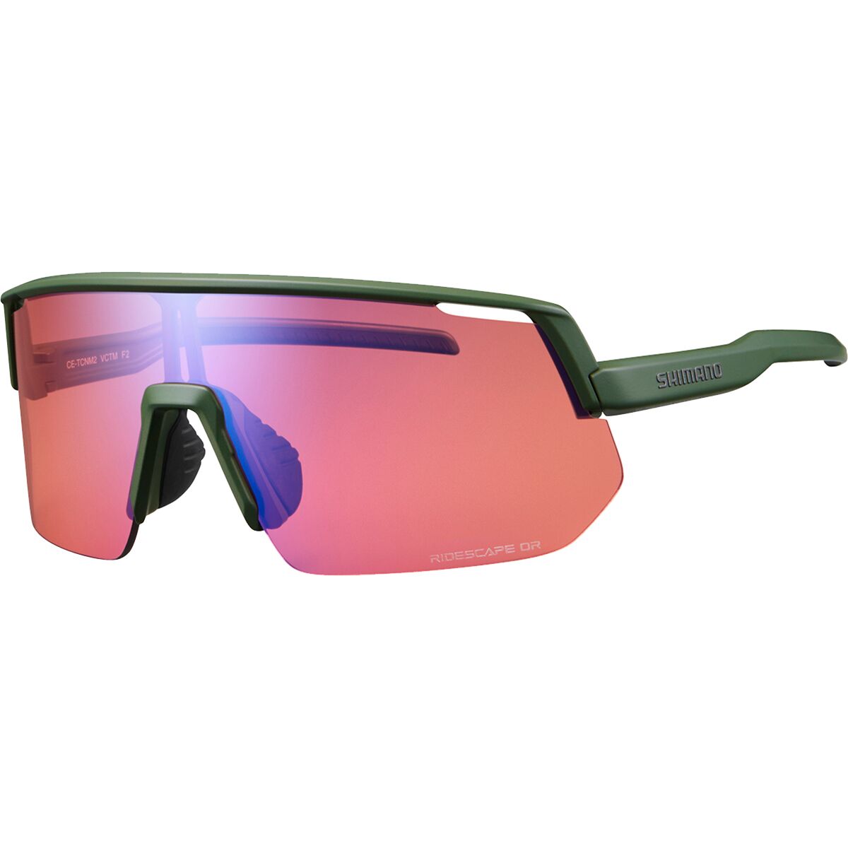 Shimano Shimano Technium L RS Sunglasses Off-Road Dark Olive, One Size