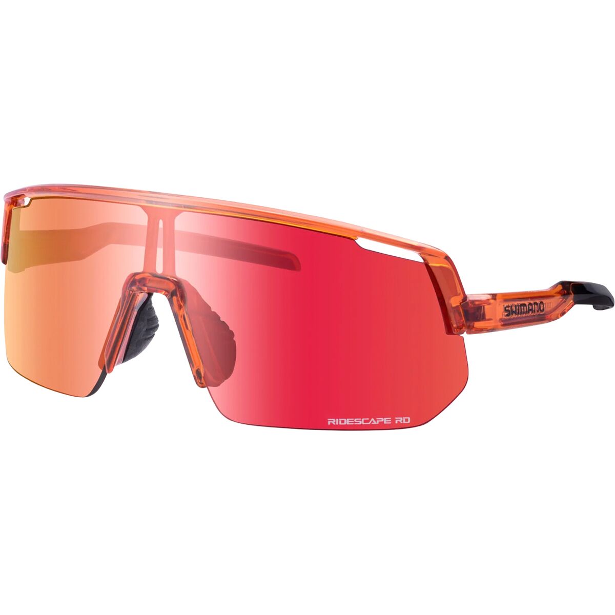 Image of Shimano Technium L RS Sunglasses Orange Sapphire/Ridescape Road, One Size