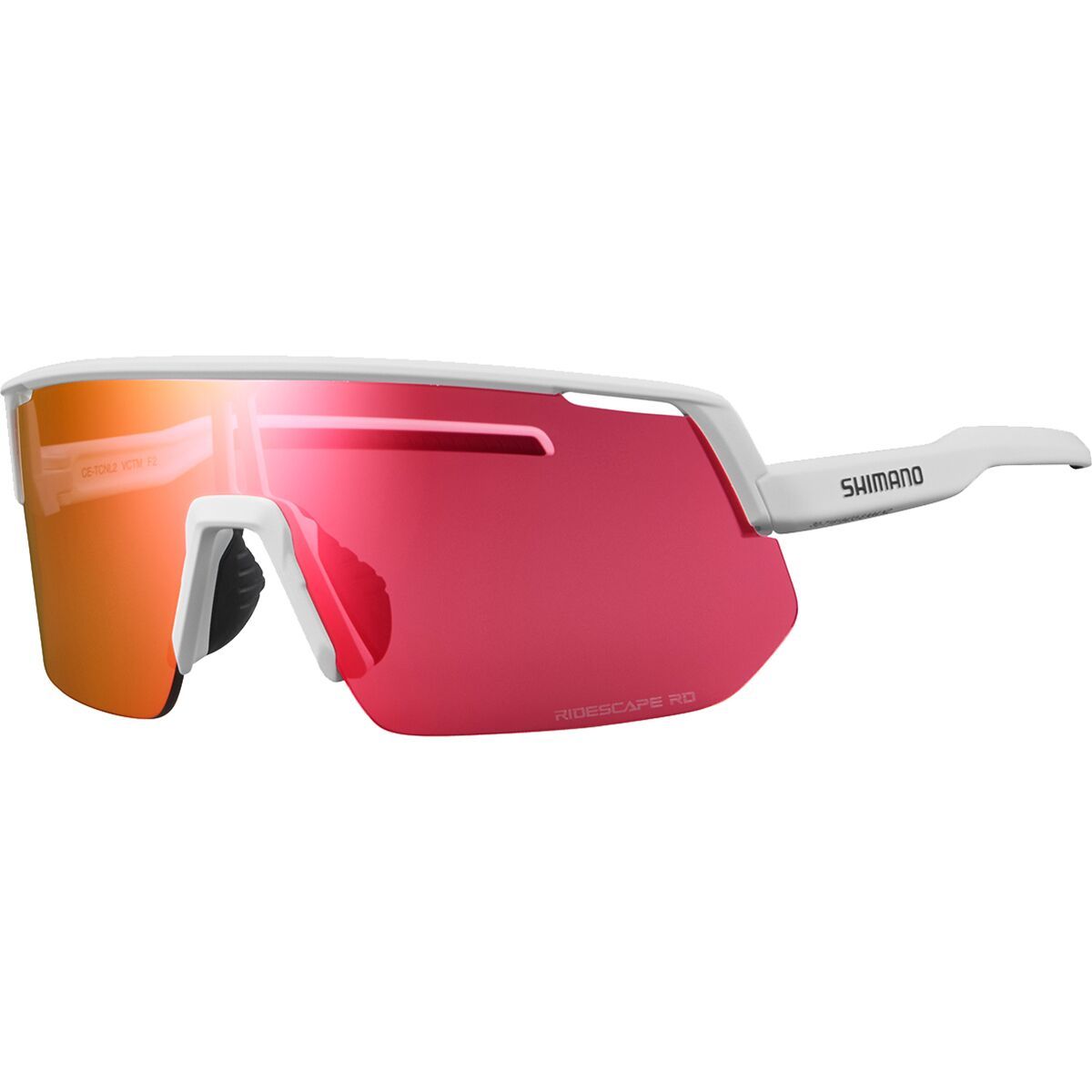 Image of Shimano Technium L RS Sunglasses Road Matte White, One Size