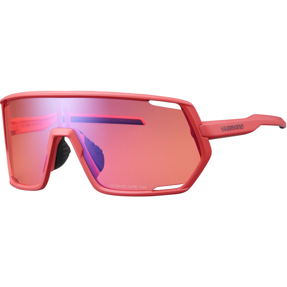 Image of Shimano Technium RS Sunglasses Off-Road Teaberry, One Size