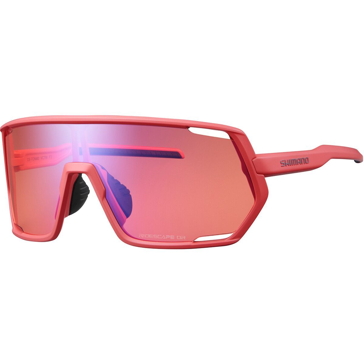 Image of Shimano Technium RS Sunglasses Off-Road Teaberry, One Size