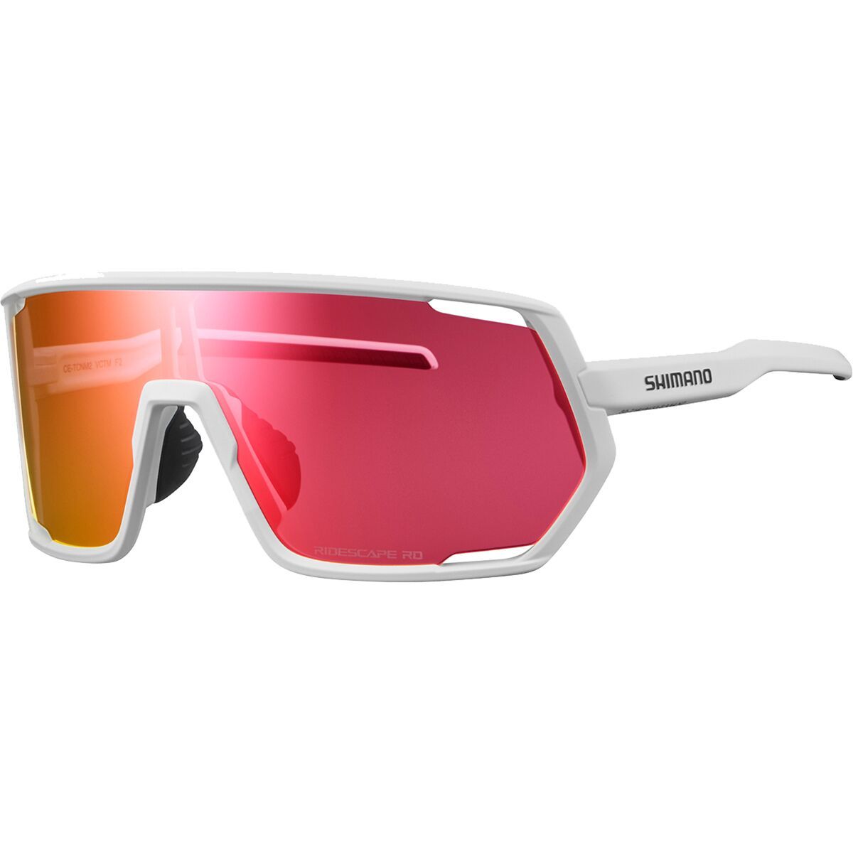 Image of Shimano Technium RS Sunglasses Road Matte White, One Size