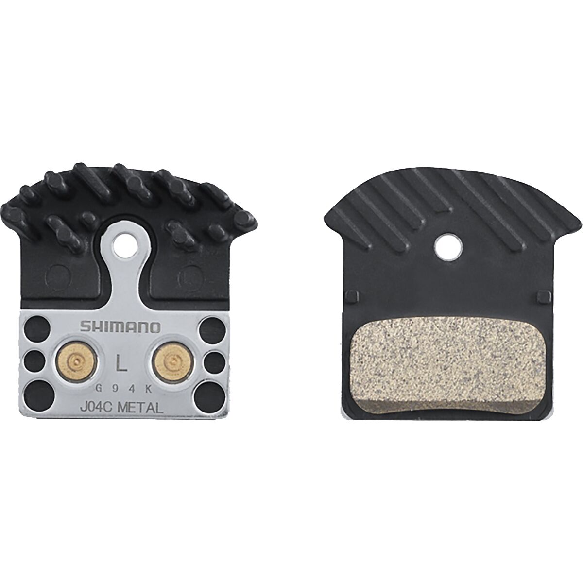 Image of Shimano J04C Metal Pad And Spring With Fin One Color, One Size