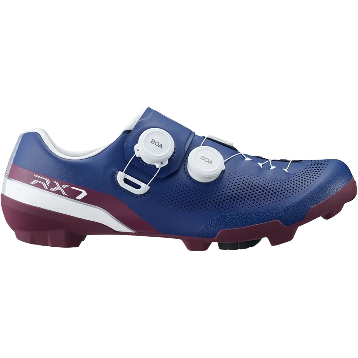 Image of Shimano RX710 Gravel Bike Shoe - Men's Navy, 42.0