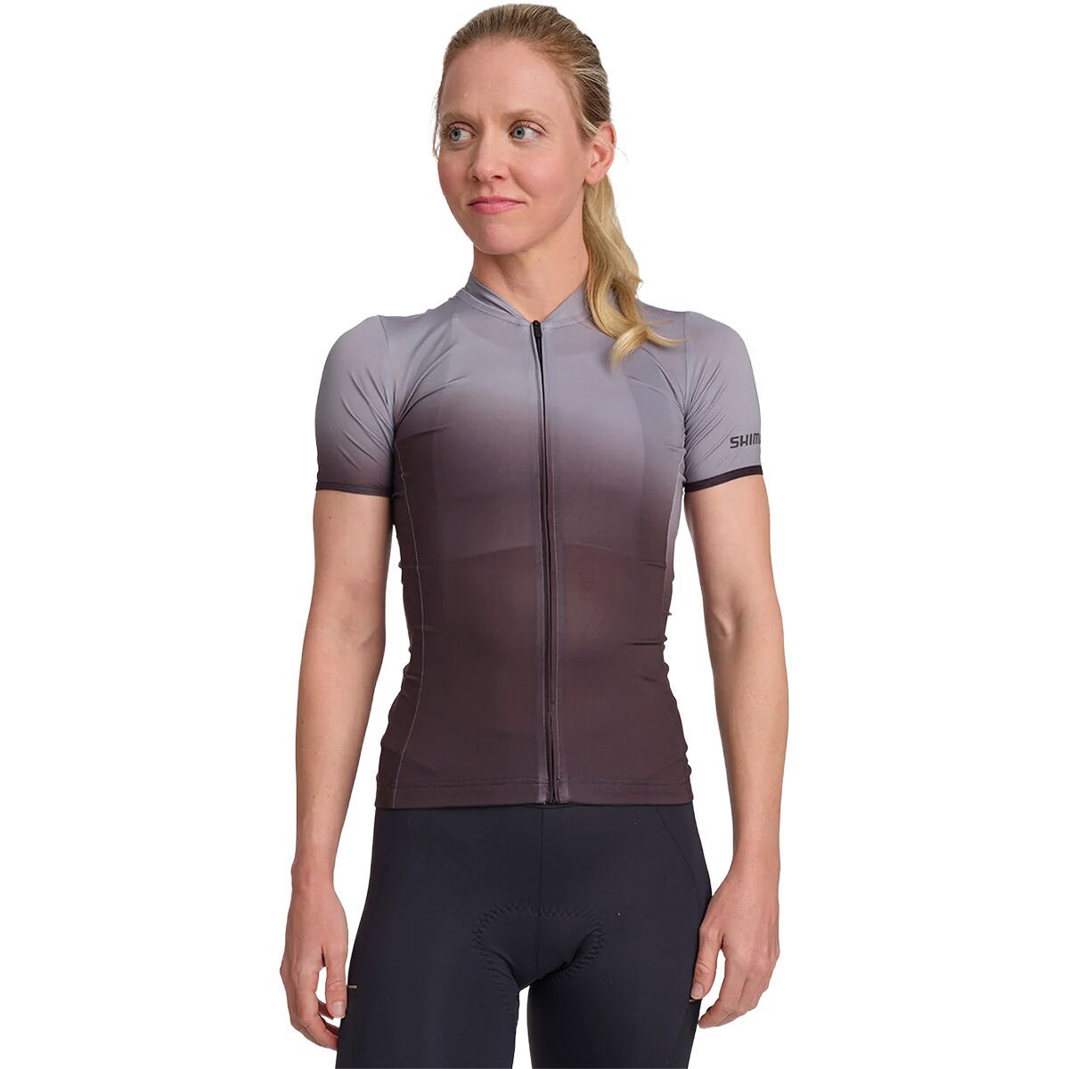 Shimano Evolve Avventura Short Sleeve Jersey - Women's Anthracite Gray, XL