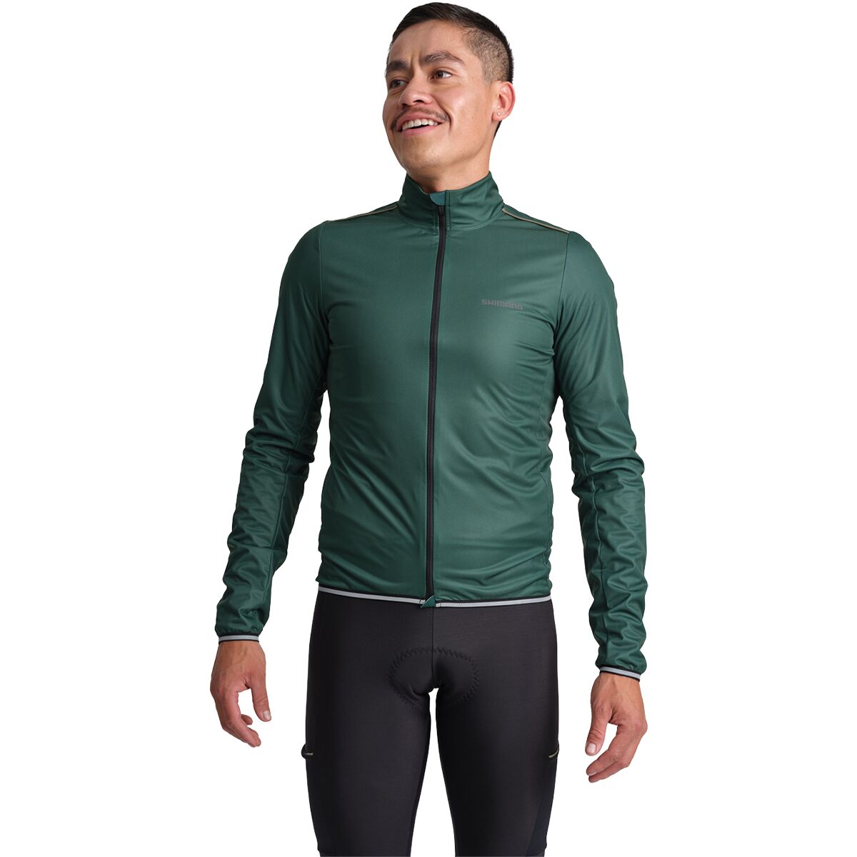Image of Shimano Evolve Corsa All-Season Windbreaker - Men's Moss Green, M