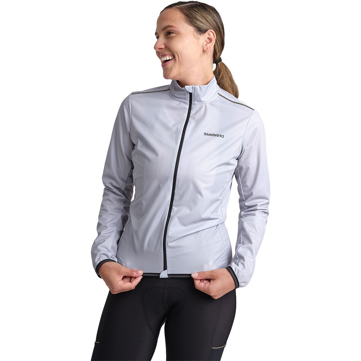 Image of Shimano Evolve Corsa All-Season Windbreaker - Women's Mirror Gray, XL