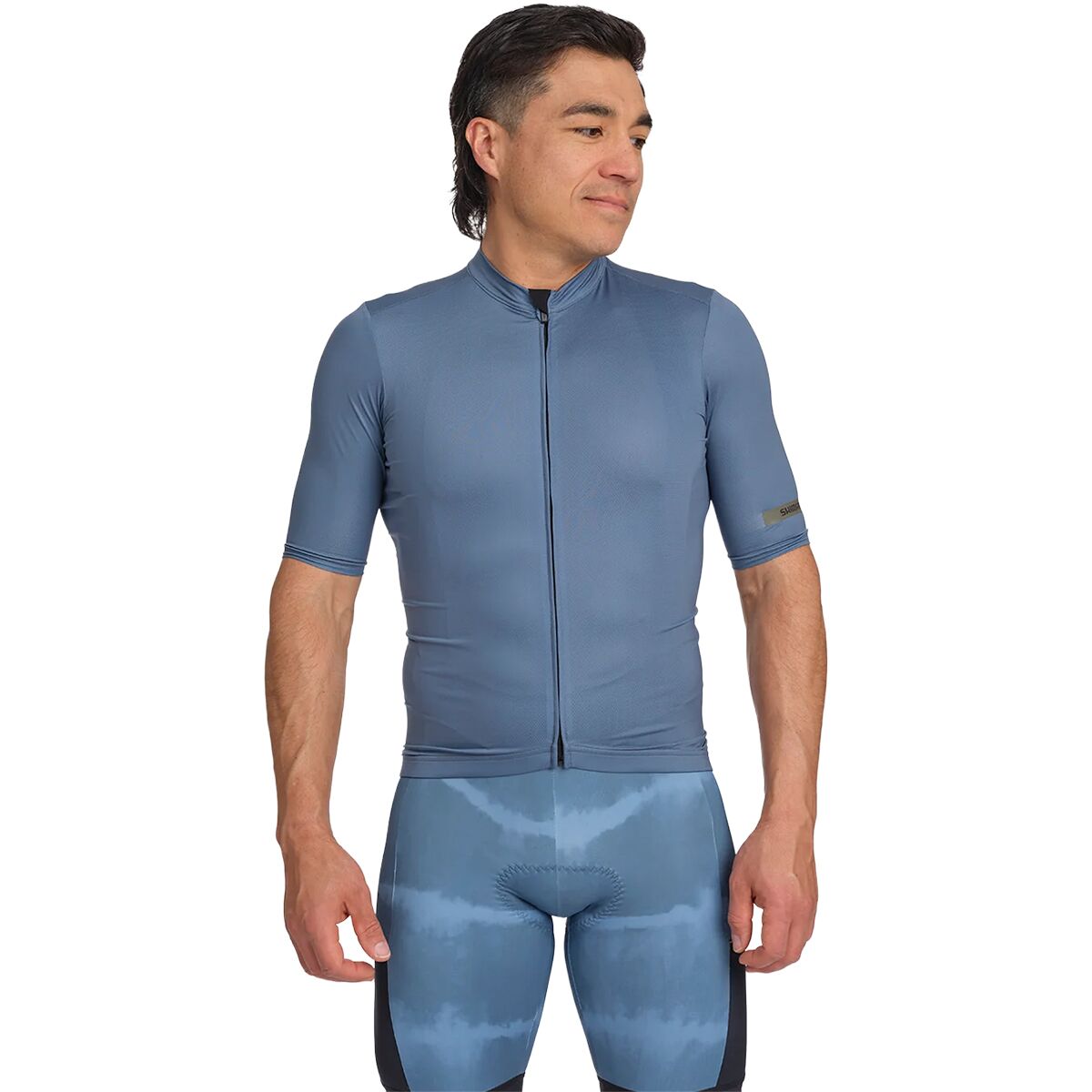 Image of Shimano Evolve Corsa Short Sleeve Jersey - Men's Smoky Navy, XS
