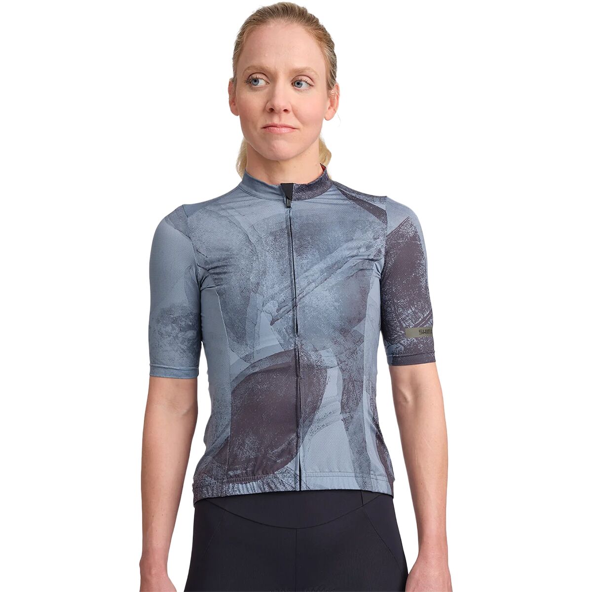 Image of Shimano Evolve Corsa Short Sleeve Jersey - Women's Anthracite Gray, XS