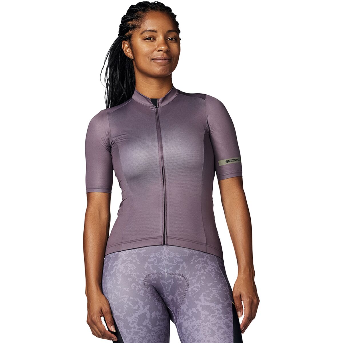 Image of Shimano Evolve Corsa Short Sleeve Jersey - Women's Brown, L