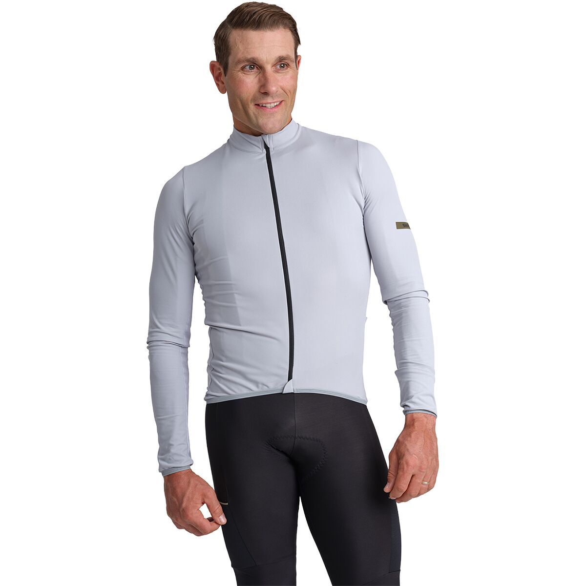 Image of Shimano Evolve Merino All-Season Long Sleeve Jersey - Men's Mirror Gray, S