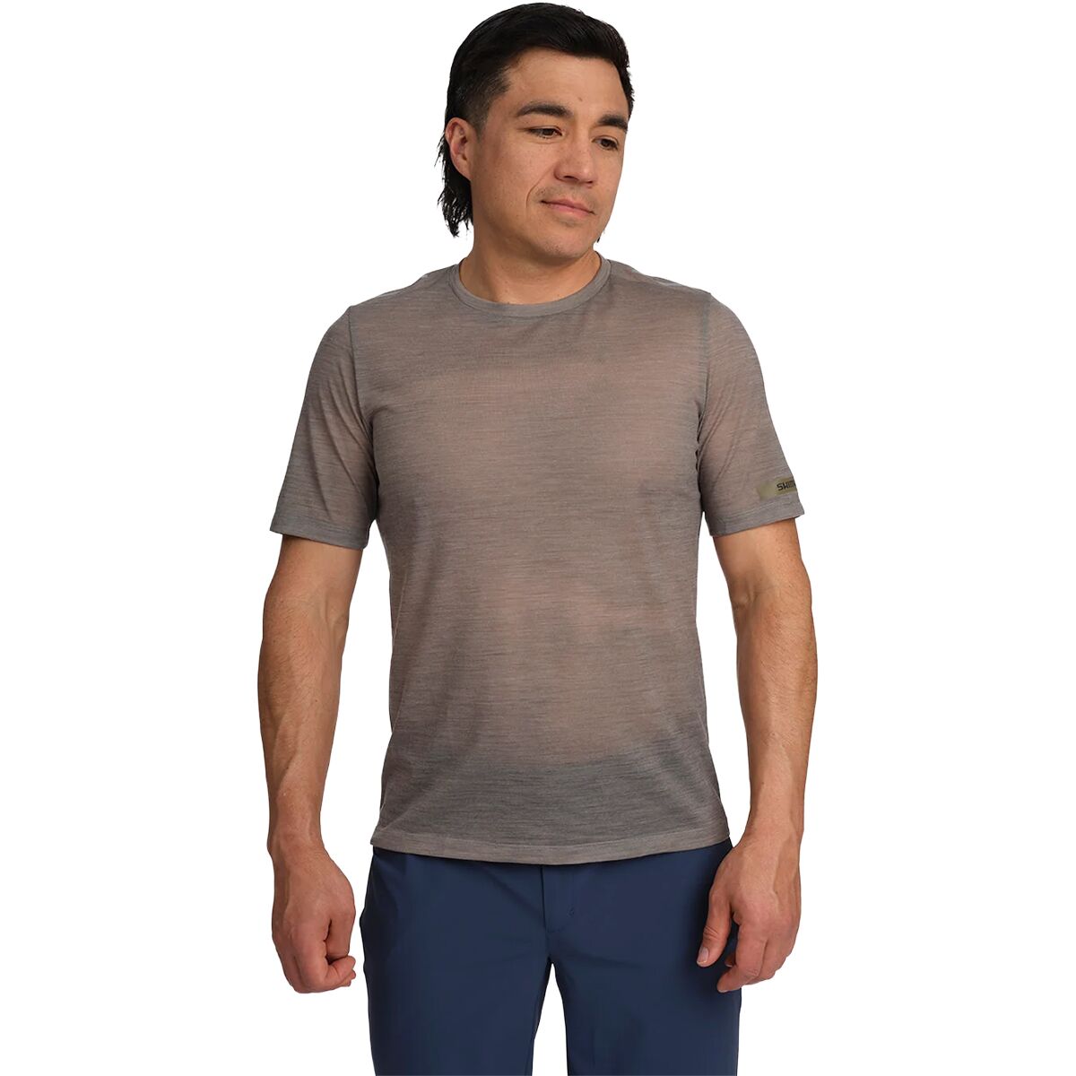 Image of Shimano Evolve TERRA Short Sleeve Jersey - Men's Coffee, S