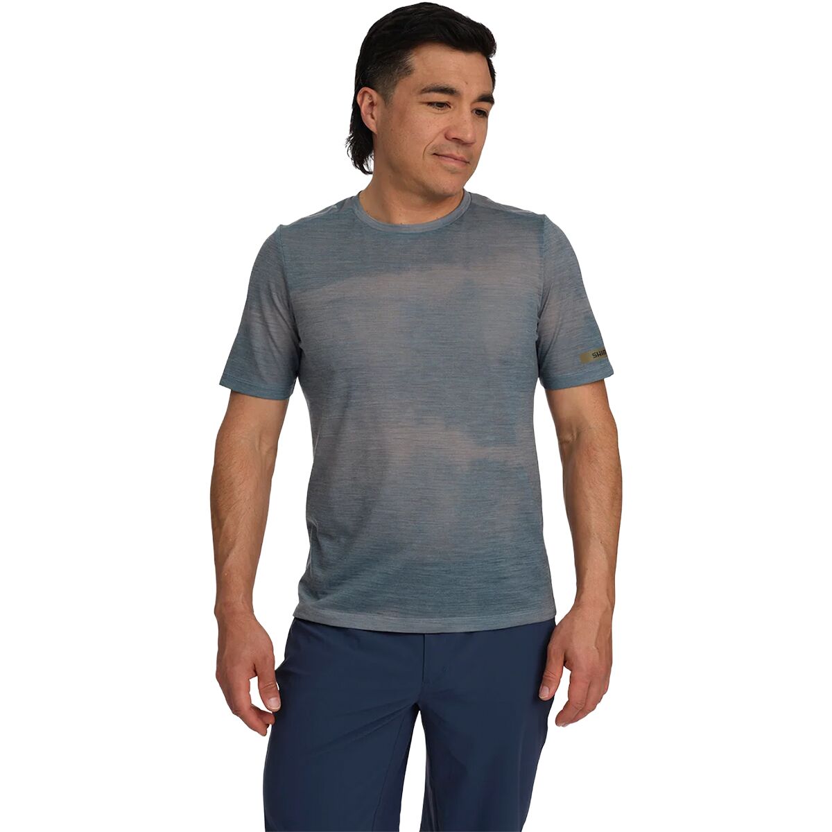 Image of Shimano Evolve TERRA Short Sleeve Jersey - Men's Indigo Blue, XXL
