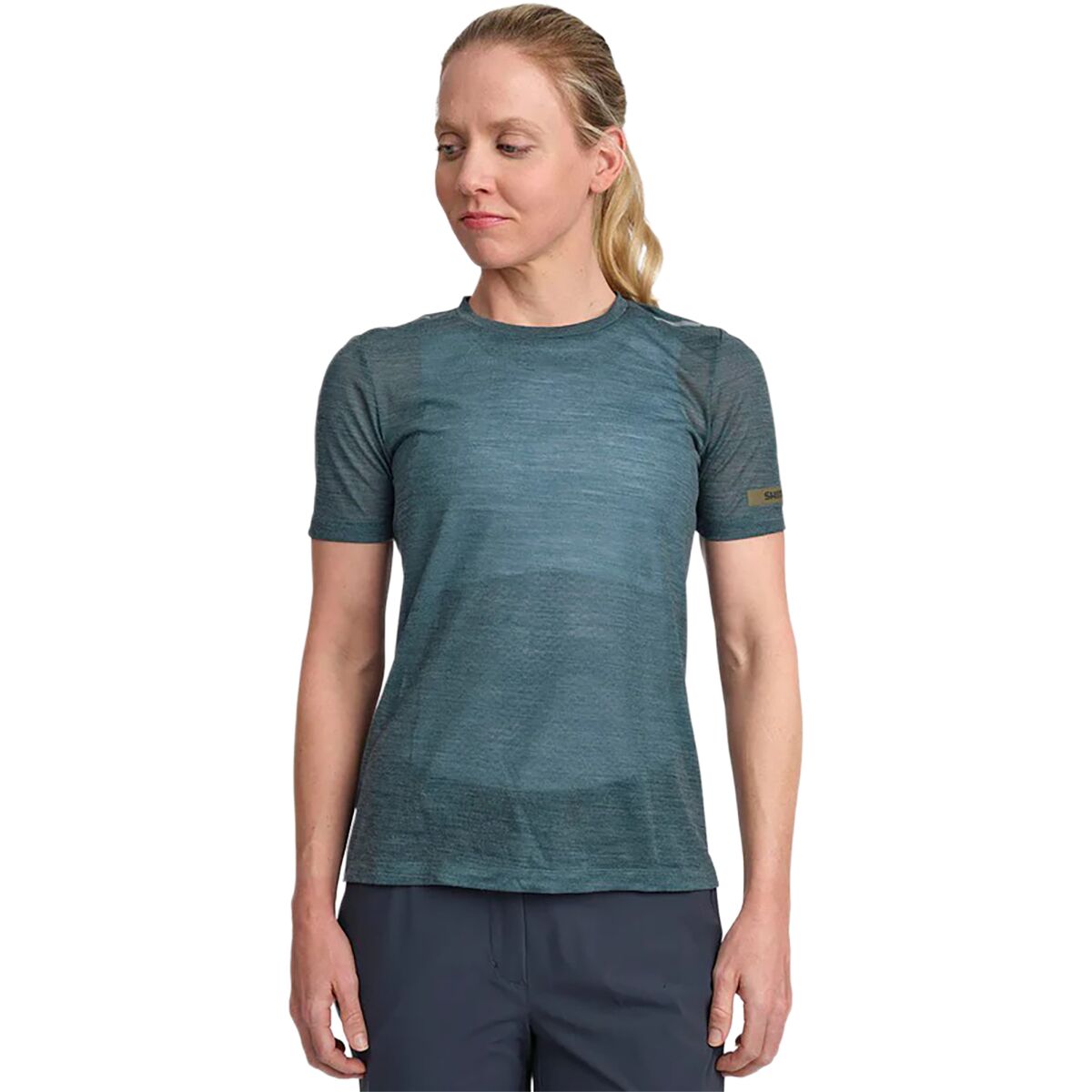 Image of Shimano Evolve Terra Short Sleeve Jersey - Women's Green, L