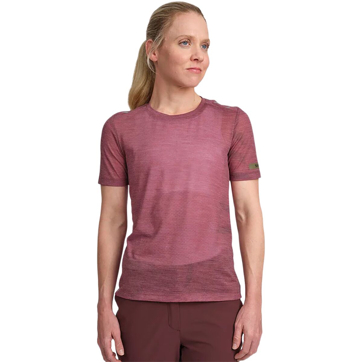 Image of Shimano Evolve Terra Short Sleeve Jersey - Women's Magenta, S