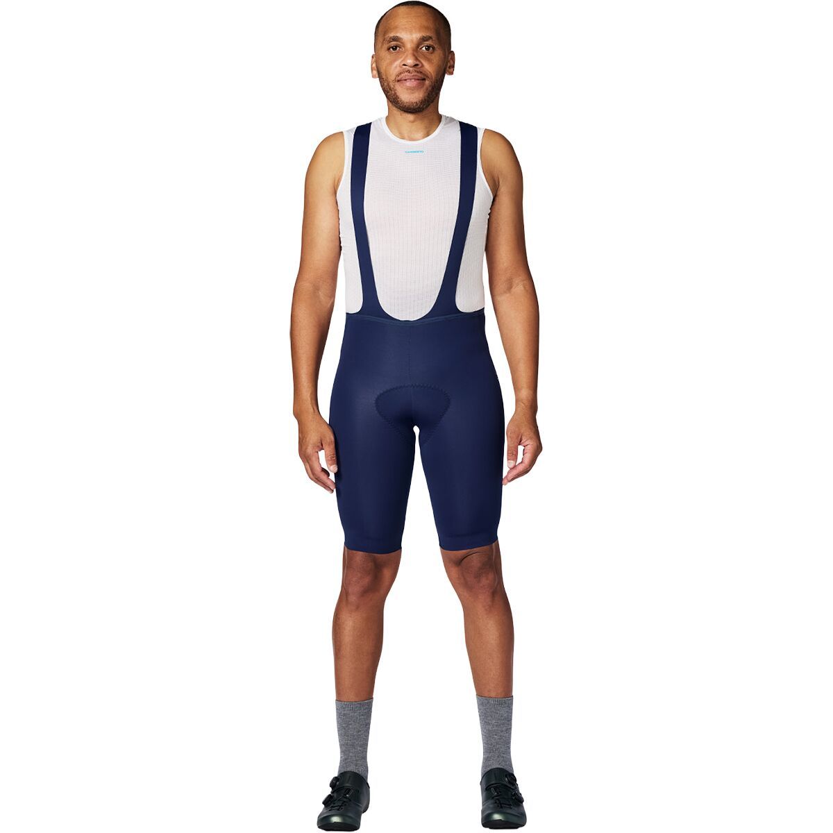 Shimano S-Phyre Leggera Bib Shorts - Men's Navy Blue, XXL