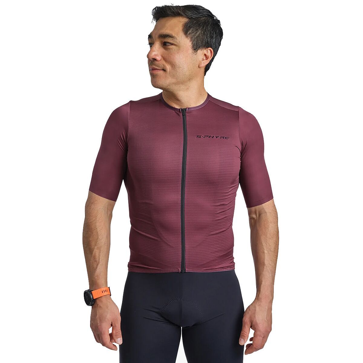 Image of Shimano S-Phyre Leggera Short Sleeve Jersey - Men's Brown, US L/EU XL
