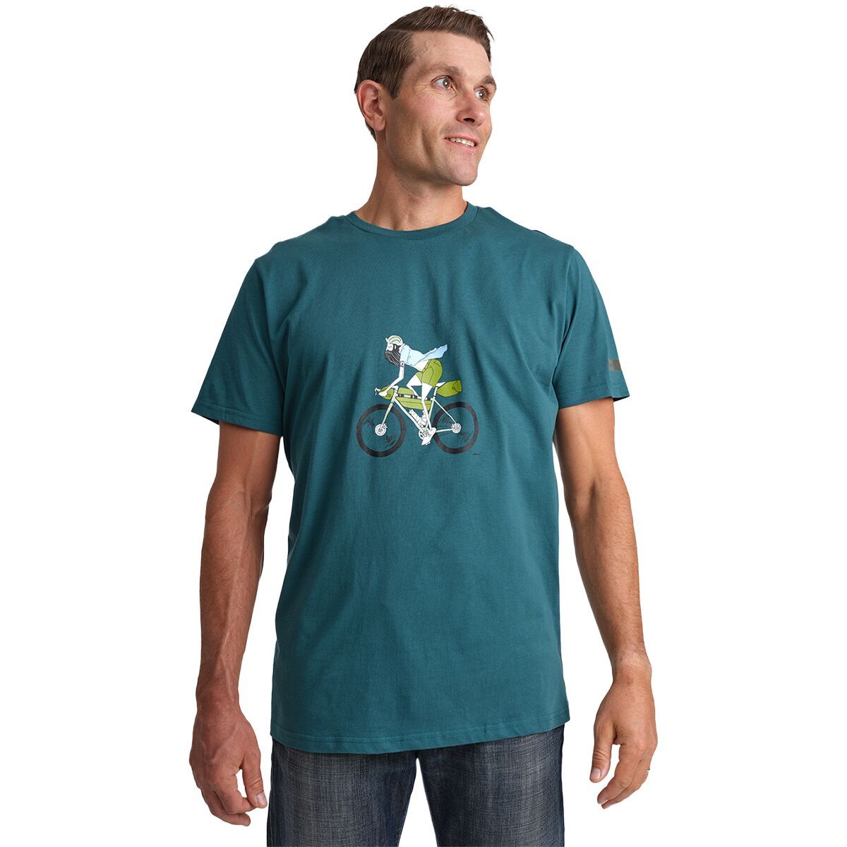 Image of Shimano Sentiero LTD T-Shirt - Men's Deep Ocean, S