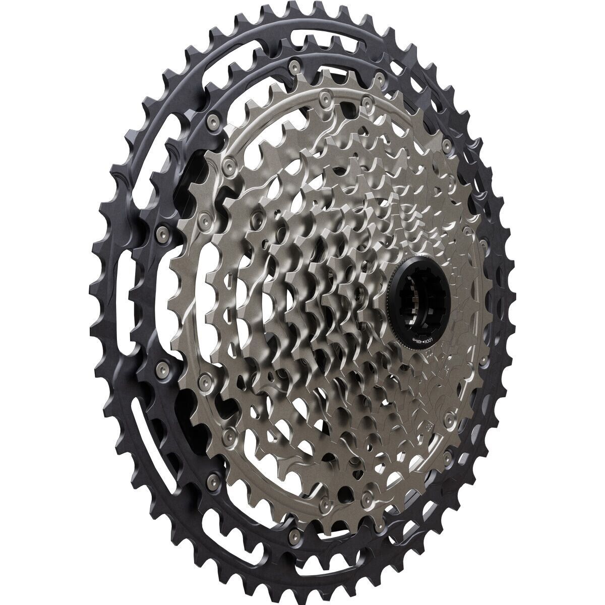 Image of Shimano Deore XT CS-M8200 12 Speed 9-45T Cassette Silver, 9-45T