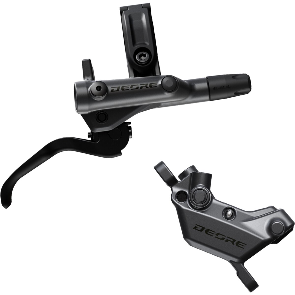 Image of Shimano Deore M6200 4-Piston Disc Brake Black, Right/Rear