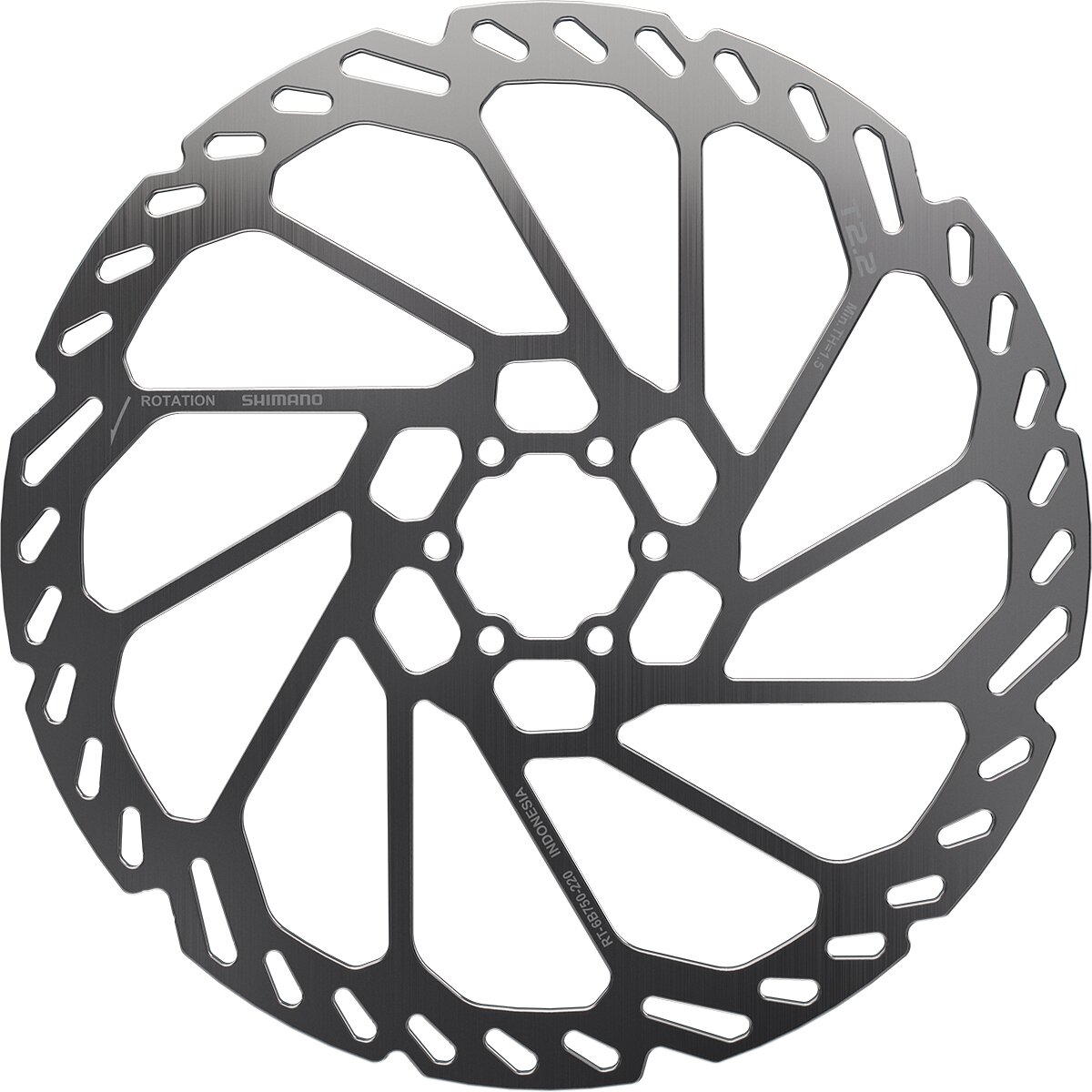 Image of Shimano Shimano RT-6B750 6-Bolt Rotor One Color, 220mm