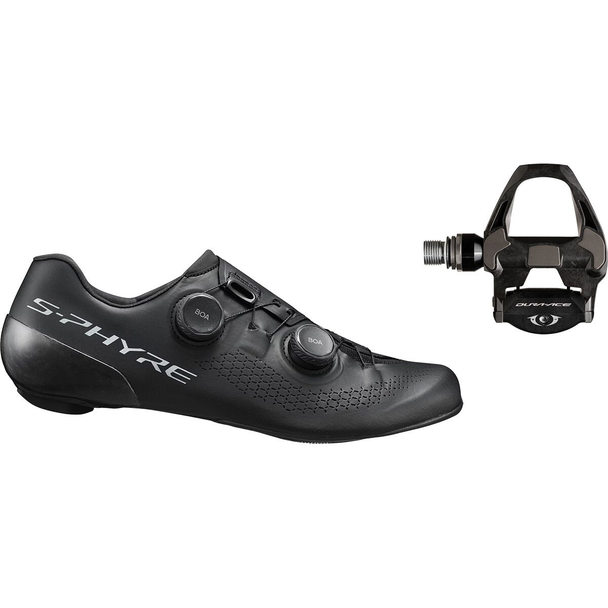 Shimano RC910 S-PHYRE Women + Dura-Ace PD-R9100 Shoe & Pedal Package Black, 40.0