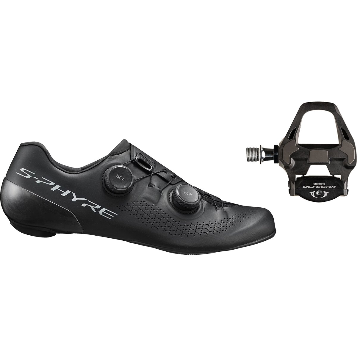 Shimano RC910 S-PHYRE Women + Ultegra PD-R8000 Shoe & Pedal Package Black, 40.0