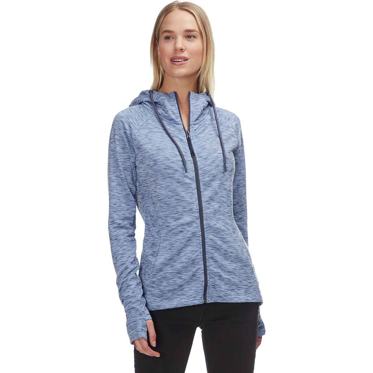 stoic heather fleece pullover