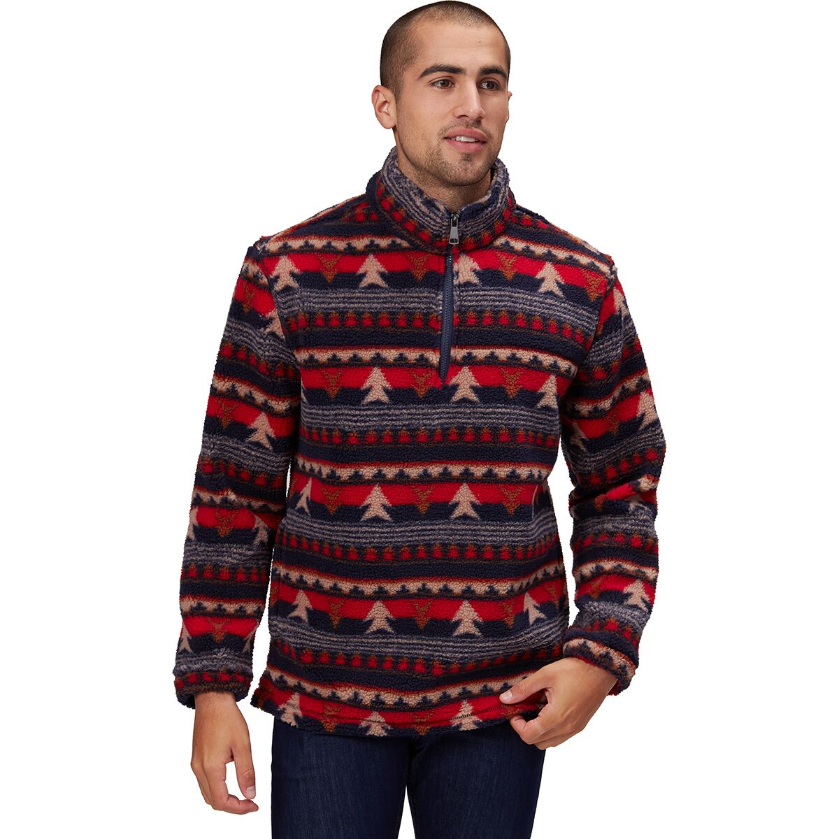Stoic 1/4-Zip Grizzly Sherpa Pullover - Men's