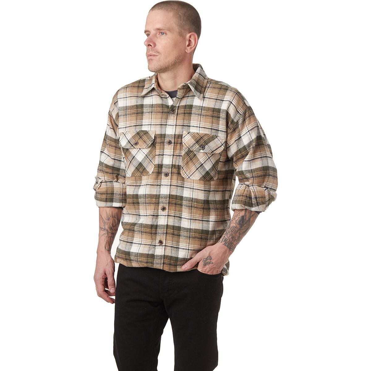 Stoic Heavyweight Plaid Flannel Shirt 