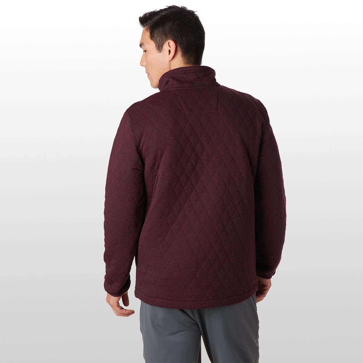 stoic quilted cotton pullover